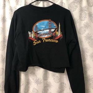 Brandy Melville/John Galt Cropped Sweatshirt